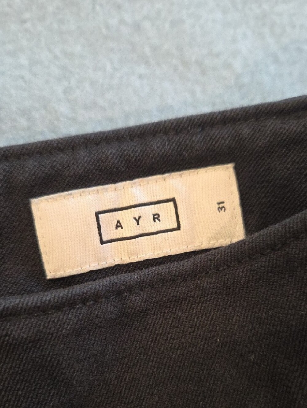 AYR Straight Leg Pants in Black